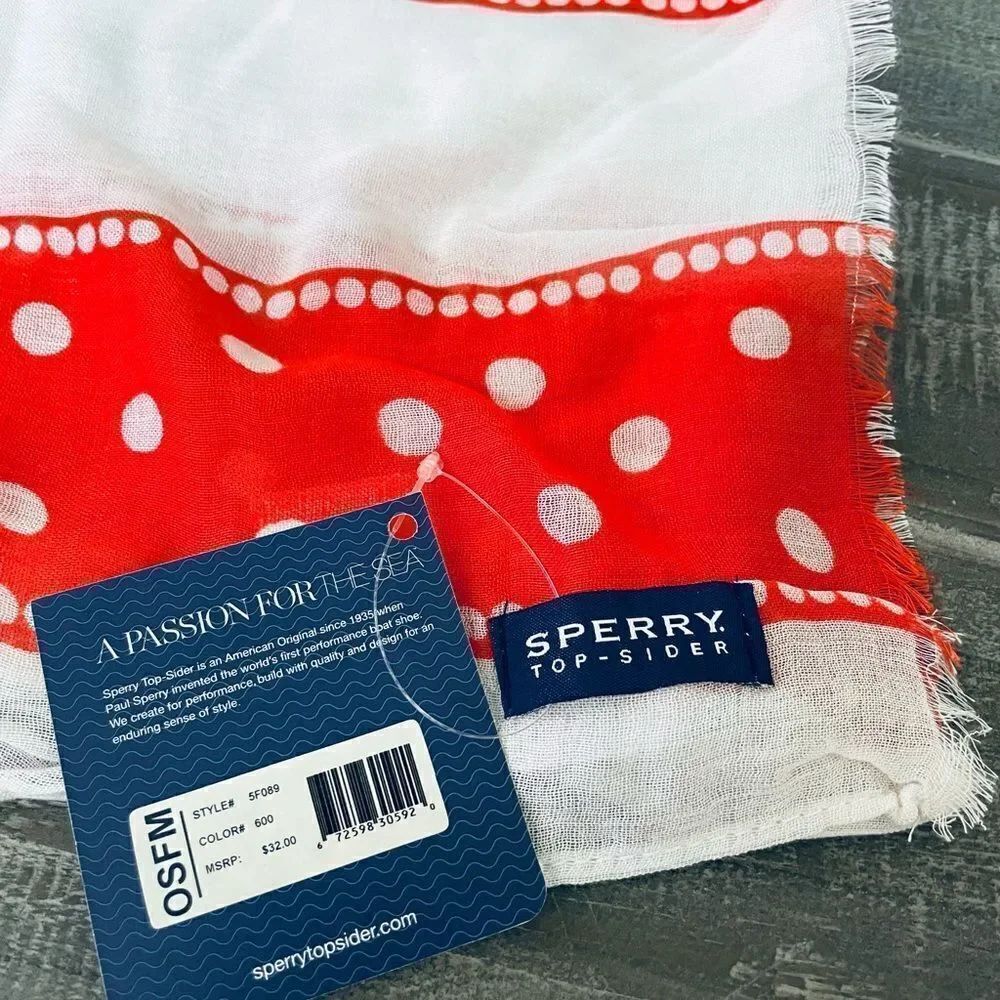 Sperry American Flag Patriotic Nautical Scarf - Picture 3 of 3